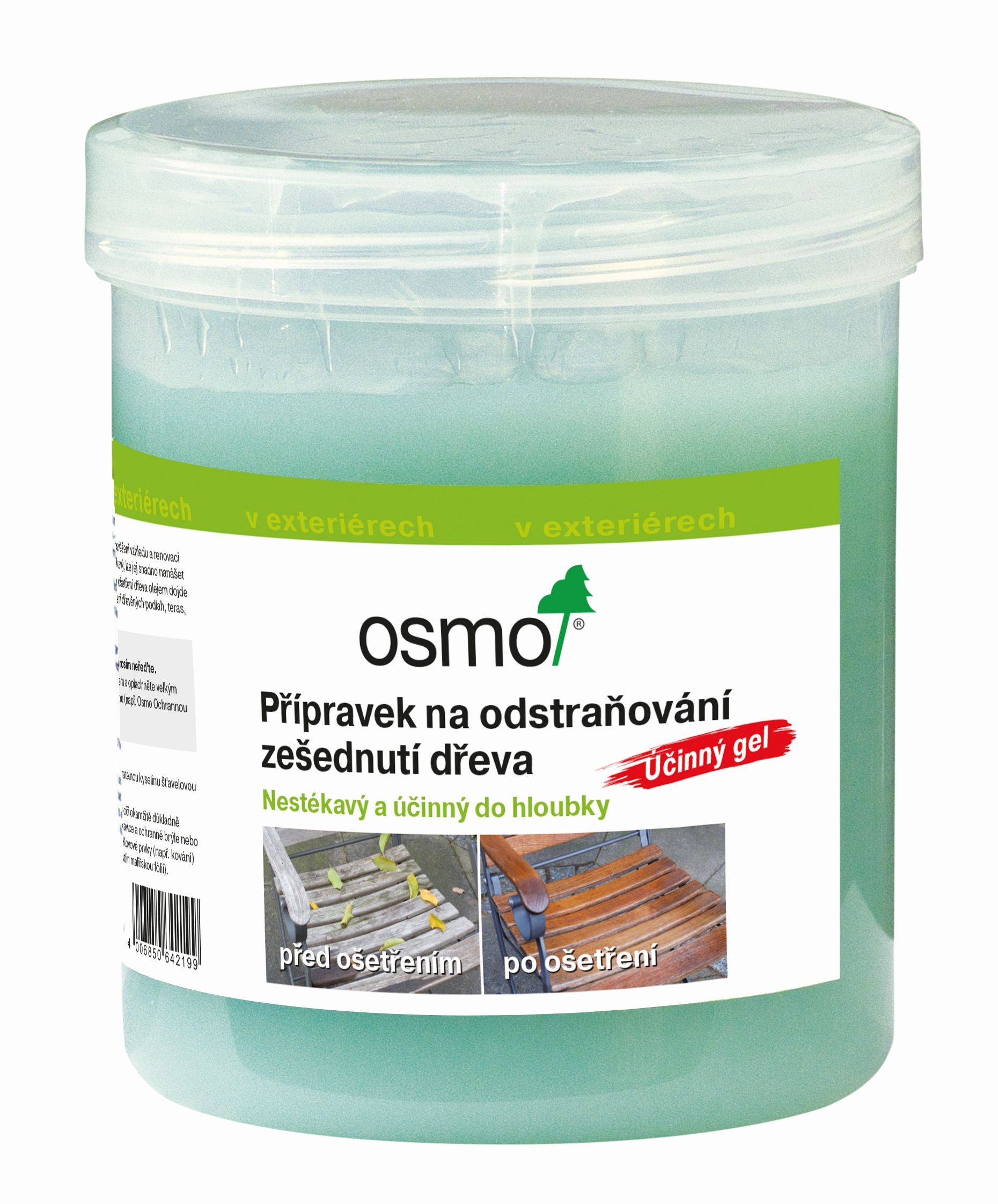 Odšeďovač dřeva - gel - 2,5 l, 6609